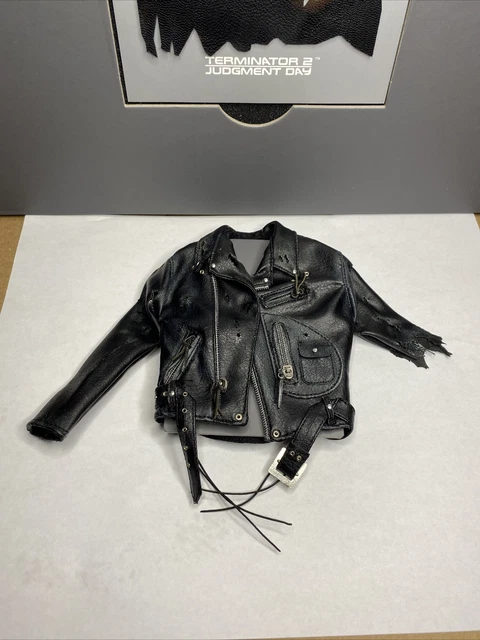 Hot Toys HT DX13 1/6 T-800 Battle Damaged Leather Jacket Figure Terminator 2