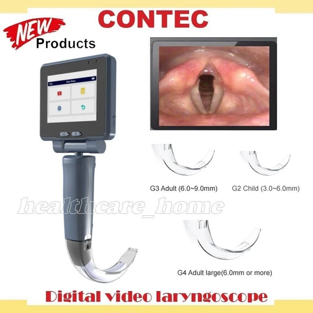 DIGITAL LCD VIDEO laryngoscope VLs Intubation Medical laryngoscopy