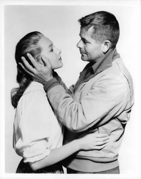 TAINA ELG IS held by Glenn Ford for the film Imitation General 1958 Old ...