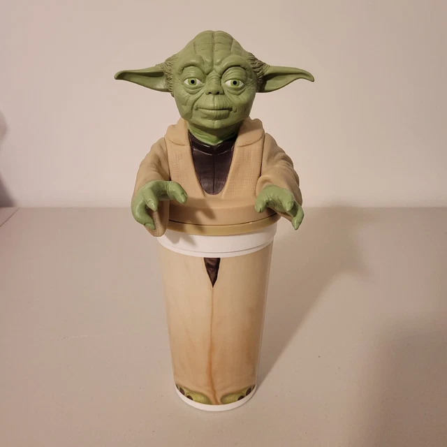 Star Wars Episode 1 1999 Taco Bell KFC Yoda Drink Topper with Collector’s Cup