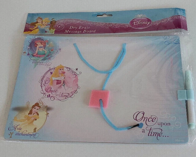 DISNEY DRY ERASE MESSAGE BOARD and MARKER DISNEY PRINCESS (Once Upon a