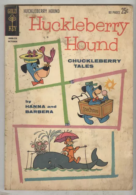 Huckleberry Hound #18 October 1962 G/VG Giant-Size, Ice Cream Cover