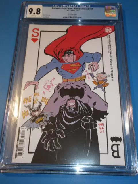 Batman Superman World's Finest #11 Ba Variant CGC 9.8 NM/M Gorgeous Gem Wow