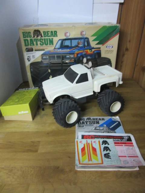 MARUI BIG BEAR Datsun RC Monster Truck In Original Box - Main Image