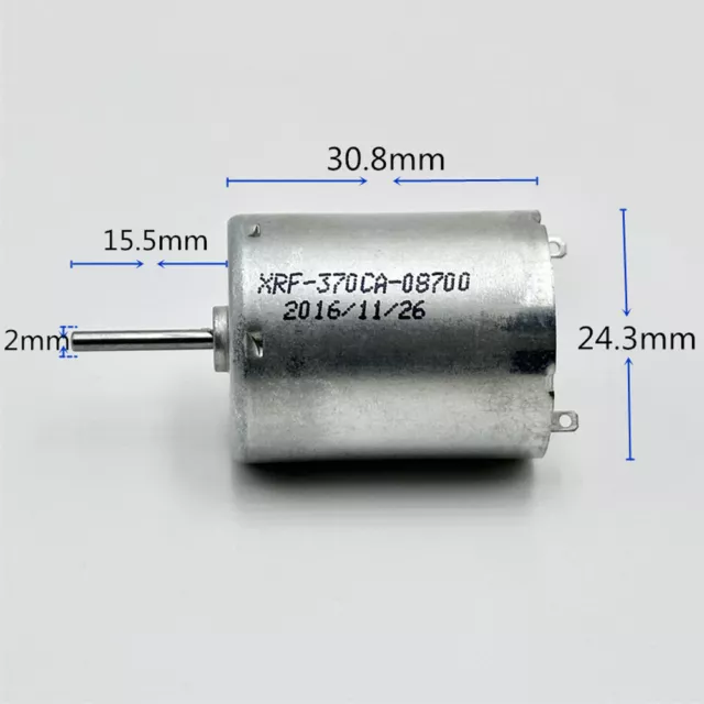 Mini RF-370CA-08700 Motor DC6V-24V 5700RPM Slow Speed Precious Metal Brush Motor