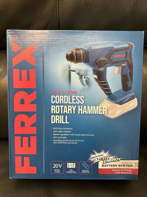 Ferrex 1500w sds rotary hammer drill outlet