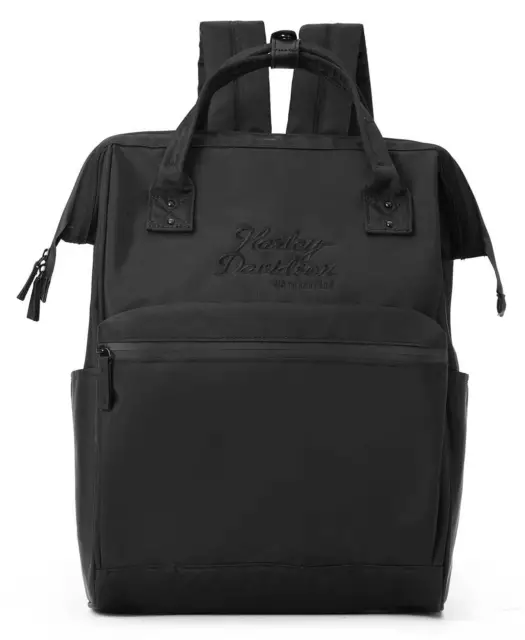 Harley-Davidson Women's Black Opal Tote Backpack w/ Hideaway Straps - Black