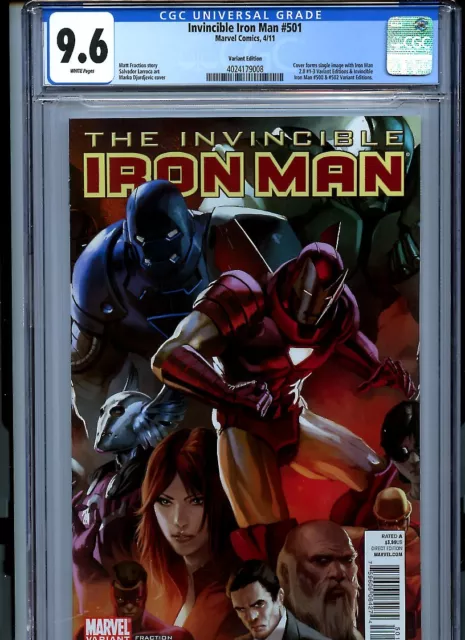 CGC 9.6 Invincible Iron Man #501 Variant