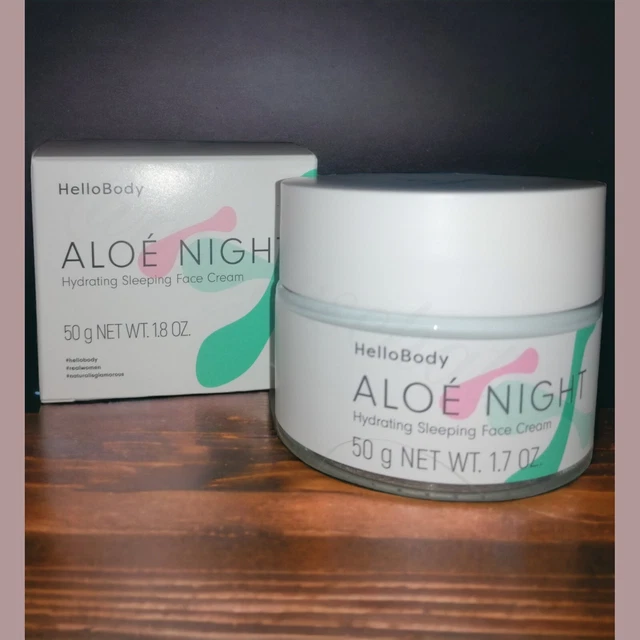 HelloBody  ALOÉ NIGHT Hydrating Sleeping Face Cream 50g  NEU!