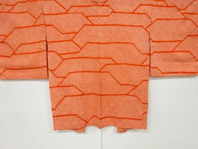6753106: Japanese Kimono / Vintage Unused Haori / All Shibori / Abstract Pattern