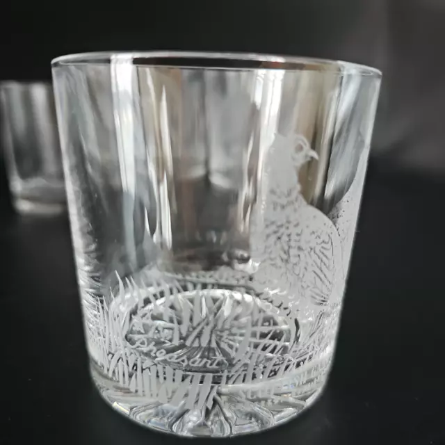 Edinburgh Crystal set of 4 small whisky glasses. 200ml 3