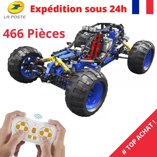 Voiture de Course Télécommandée Tout Terrain Blocs de Construction Jouet Enfant