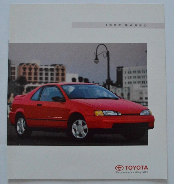 1992 TOYOTA PASEO Dealer Brochure English Canada 17.00 PicClick CA
