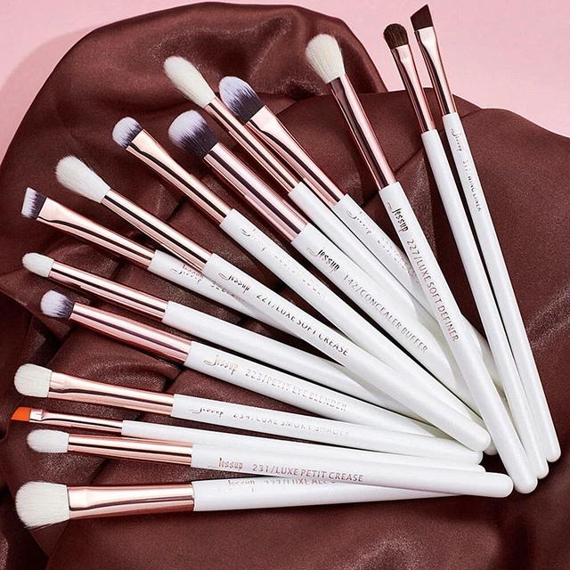 Jessup Augenpinsel Eyeliner Makeup Pinsel Set 15pcs Professioneller Lidschatten