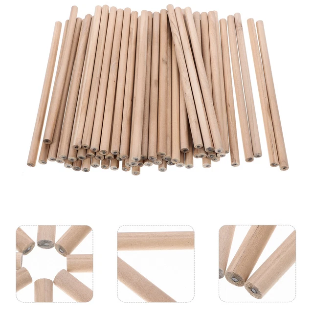 100 Stück Holzstifte, tragbare Bleistifte, kleine Bleistifte, Taschenstifte,