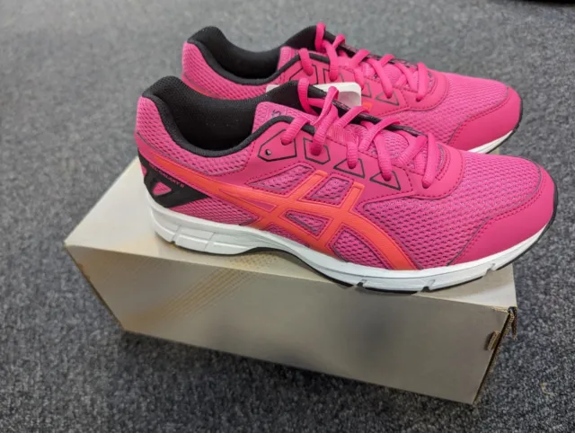 Asics Gel Galaxy 9 GS Junior Running Shoes - Pink/Coral/Black