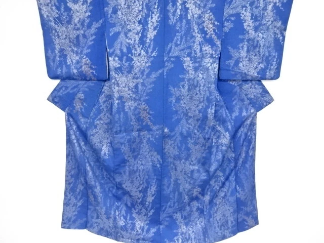 39689# Japanese Kimono / Antique Kimono / Woven Flowers