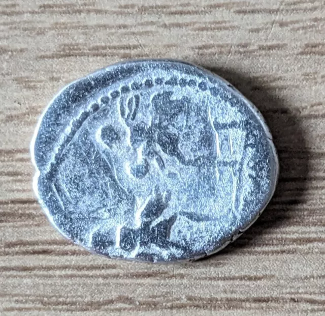 Ancient Roman Republic Silver Denarius