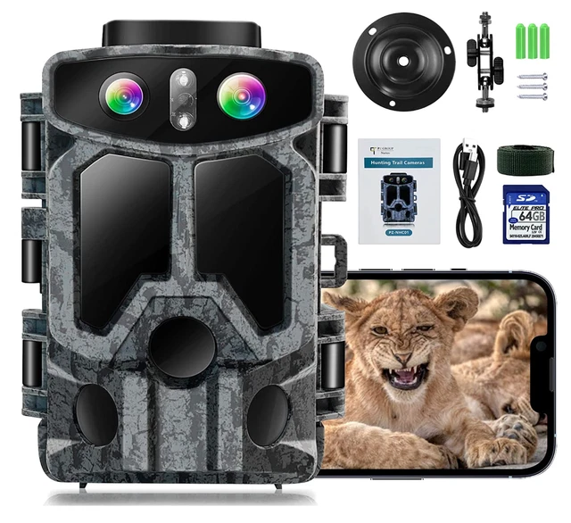 Fototrappola 4K 48MP – Con LED Infrarossi Invisibili 940nm Impermeabile Ip66 Scheda D 1099832