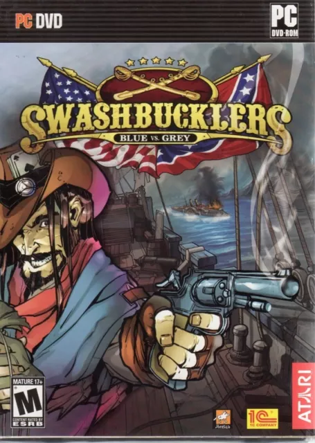 Swashbucklers: Blue vs. Grey (PC-DVD, 2007) for Windows - NEW in DVD BOX