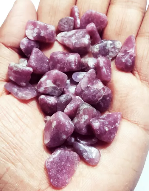 100% Natural Loose Gemstones Lepidolite Transparent 250.30 Ct Rough