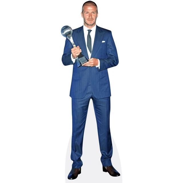 David Beckham Looks Dapper In A Black Suit As Joins Former Man United Teammates