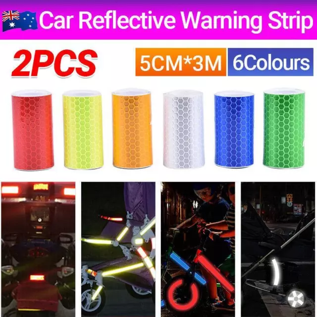 3M Safety Warning Reflective Tapes Adhesive Sticker Car Truck Decal Strip Roll
