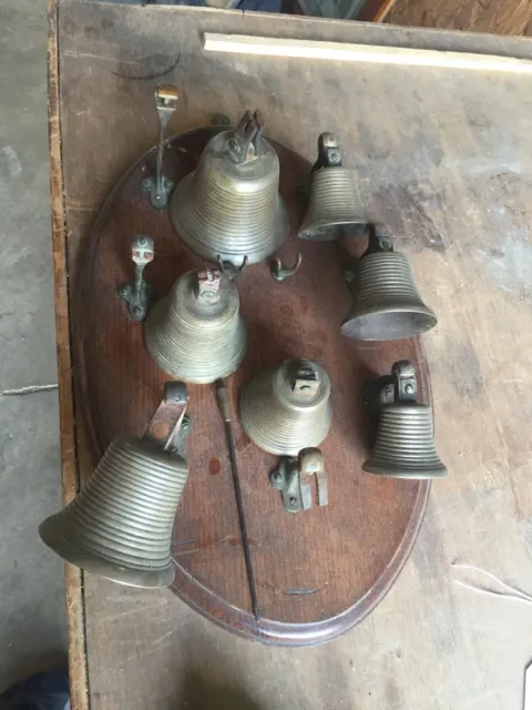 One Set Antique Bronze Tuning Bells For Musical Instruments