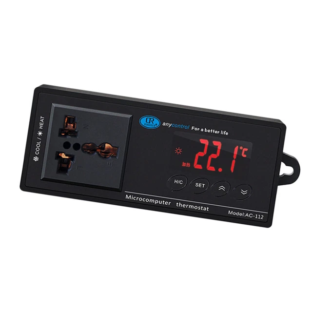 Indicador digital acuario termostato acuario reptiles regulador de temperatura con