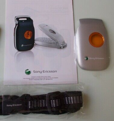 Cover frontale argento per Sony Ericsson Z200 NUOVA con pellicola di protezione