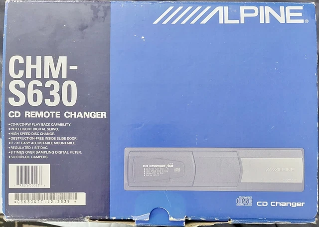 Alpine CHM-S630 6 Disc CD Remote Changer CD-R/CD-RW Playback BRAND NEW NIB NOS
