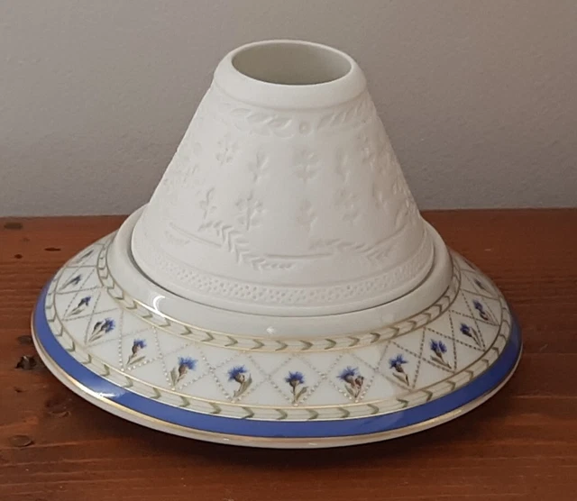 PORCELAINE DE LIMOGES Haviland Modèle Val De Loire Joli Photophore EUR