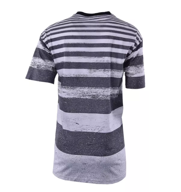 Moschino Long à Rayures T-Shirt Coton Blanc Gris Rayé T-Shirt 04446 2