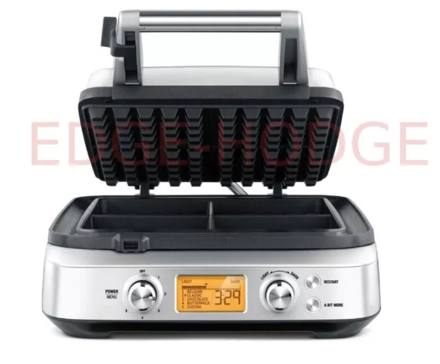 Brand New BREVILLE the Smart Waffle® 4 Slice LCD Waffle Maker BWM640BSS