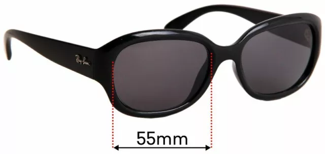 SFx Replacement Sunglass Lenses fits Ray Ban RB4198 - 55mm Wide