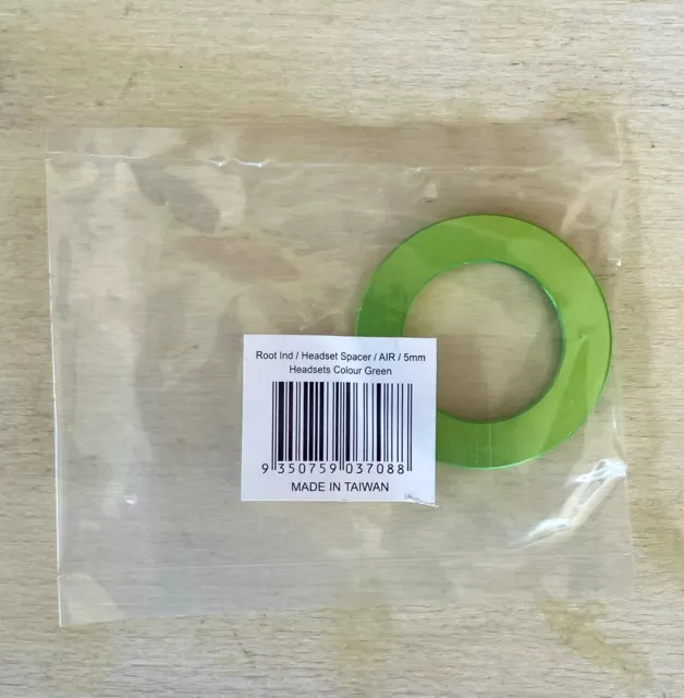 NEW Root Industries 5mm Headset Spacer (Green) Pro Scooter Hardware