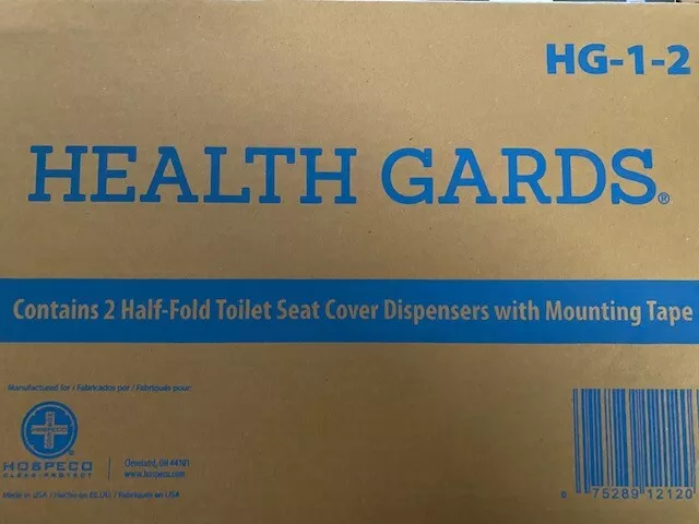 HOSPECO HG12 2-Pc. Health Gards Toilet Seat Cover Dispenser BUY MORE & SAVE 15%!