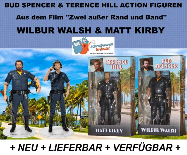 Bud Spencer Terence Hill Oakie Doakie Action Figuren Wilbur Walsh & Matt Kirby !