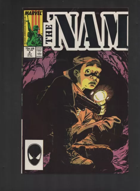 Marvel Comics The 'Nam July 1987 VOL# 1 NO# 8 Comic Book Comicbook