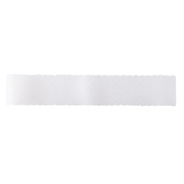 Peluca transparente de silicona agarre banda para el cabello diadema elástica antideslizante (blanca)