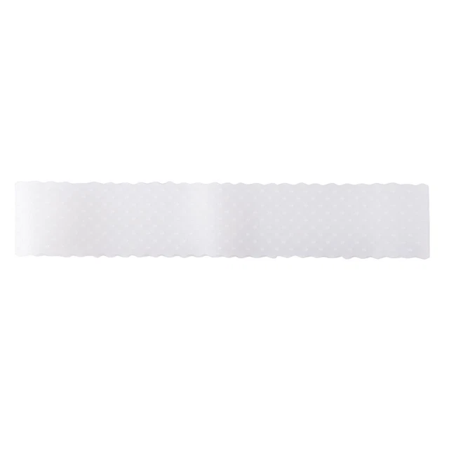 Peluca transparente de silicona agarre banda para el cabello diadema elástica antideslizante (blanca)