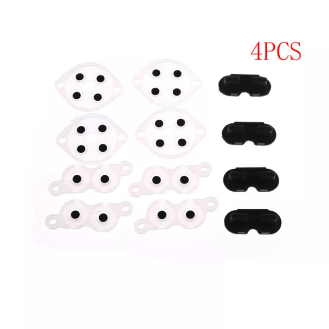 4 Sets Replacement Silicone Conductive Buttons Pads For Nintendo NES Controller