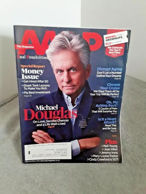 Michael Douglas AARP Magazine February March 2016