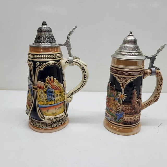 German Beer Steins lot