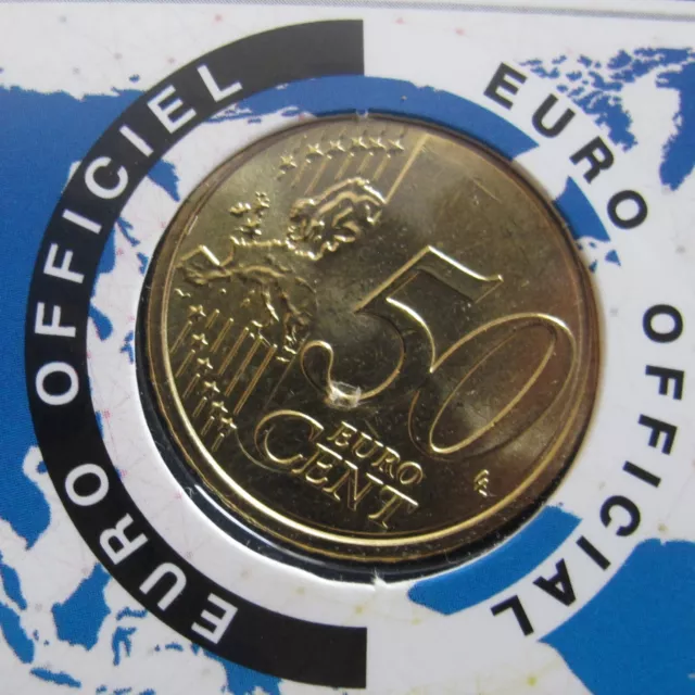 Coincard Saint Marin 2020 avec piece de 50 cents de 2020 UNC incluse 3