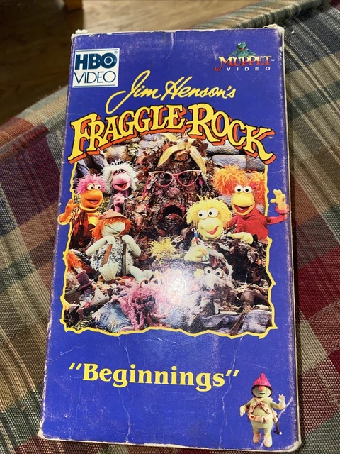 RARE FRAGGLE ROCK Beginnings 1986 VHS VG Cond. 80's Jim Henson The ...