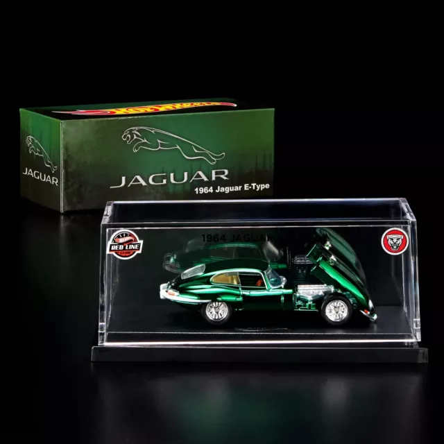 Hot Wheels 1964 Jaguar E-Type HWC Red Line RLC Exclusive