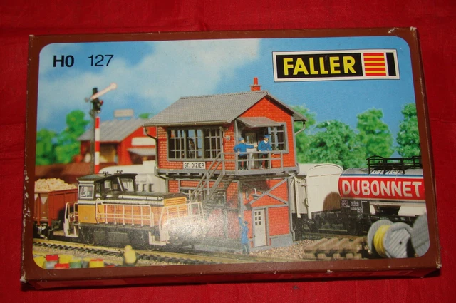 FALLER HO MAQUETTE POSTE D'AIGUILLAGE ST DIZIER TRAIN ELECTRIQUE 127