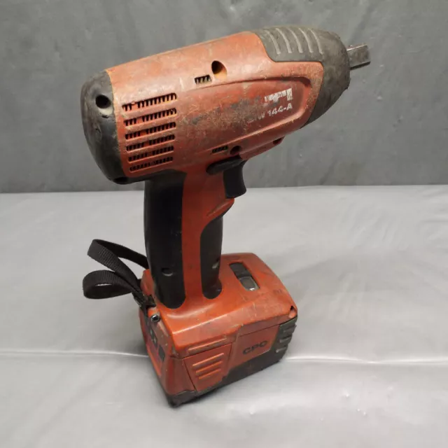 HILTI SIW 144-A CORDLESS IMPACT WRENCH w/BATTERY B 144/2.6 LI-ION, NO CHARGER