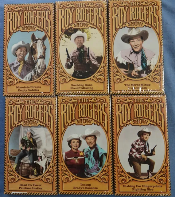 6 Vhs Tapes: The Roy Rogers Show Vols 1-6 Like New Condition